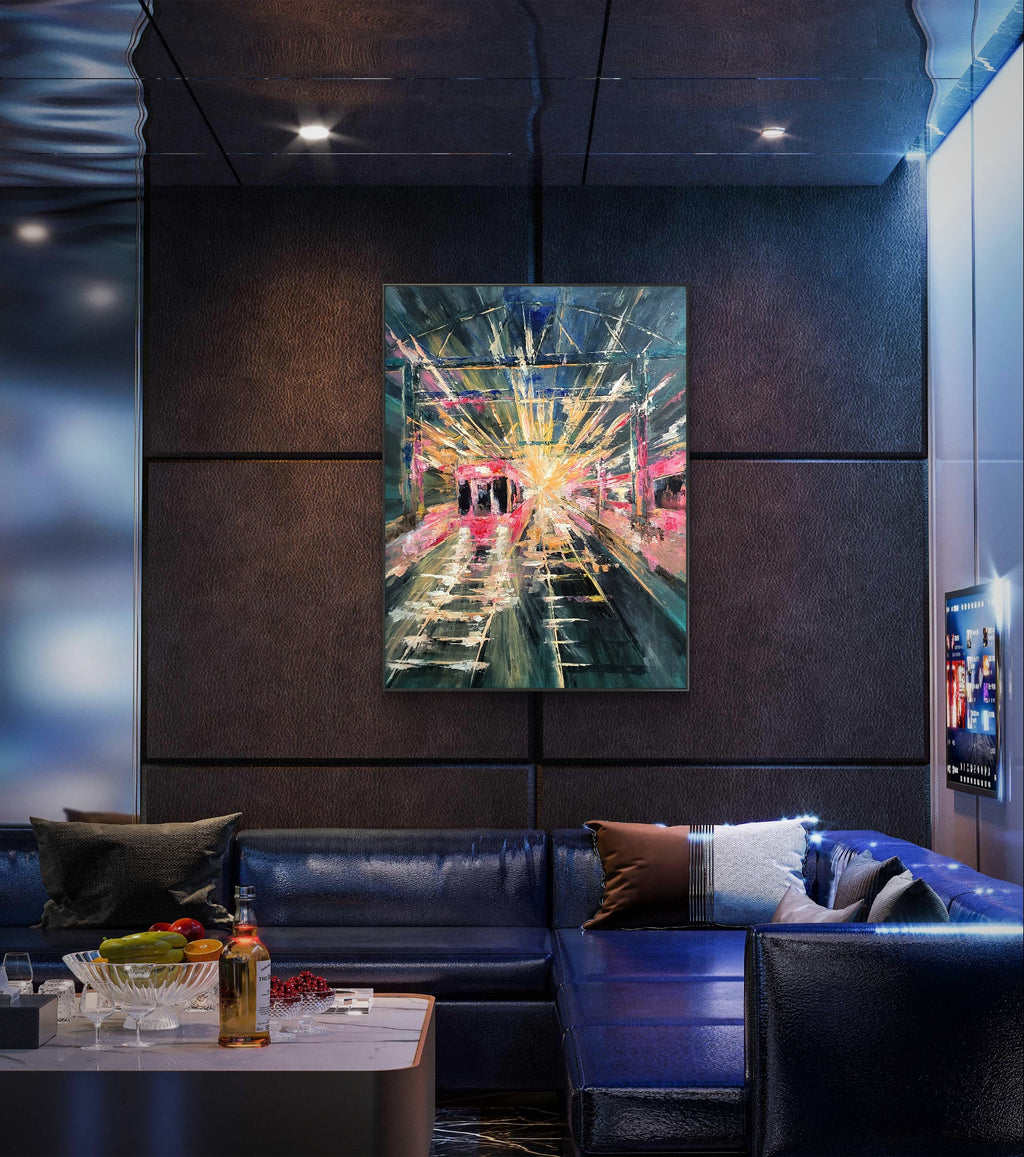 Rhythms of Transit (Original Painting)