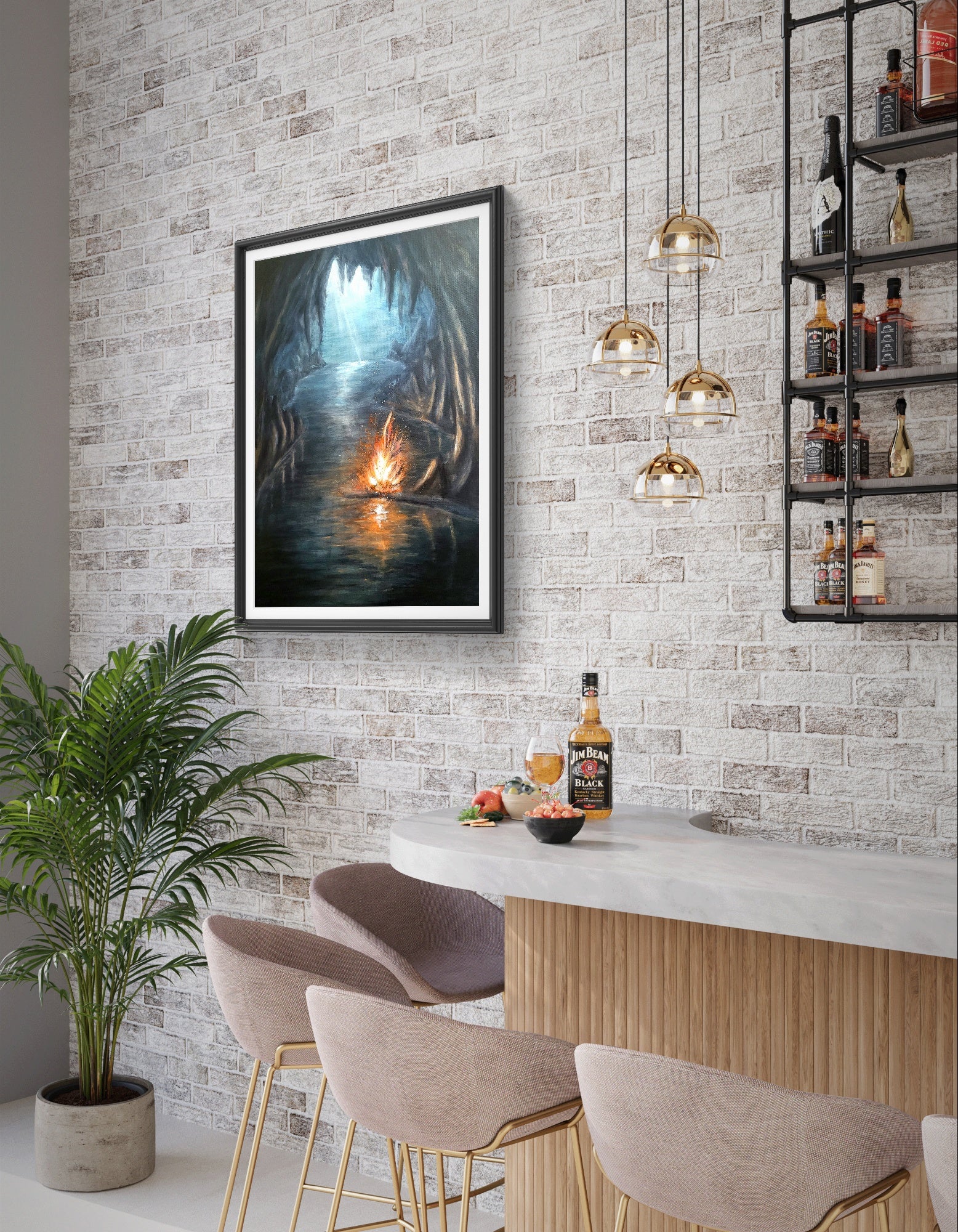 Cavernous Serenity (Original Painting)