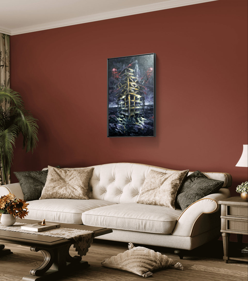 Solitude in the Depths (Original Painting)