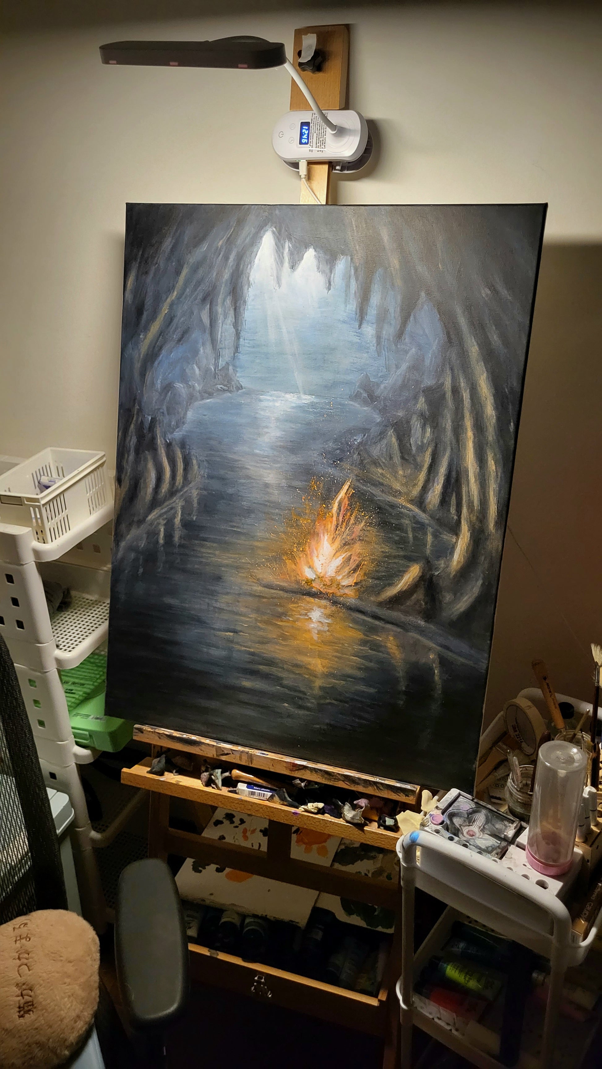 Cavernous Serenity (Original Painting)