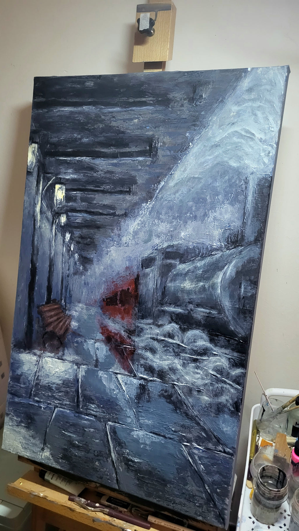 Echoes of Departure (Original Painting)