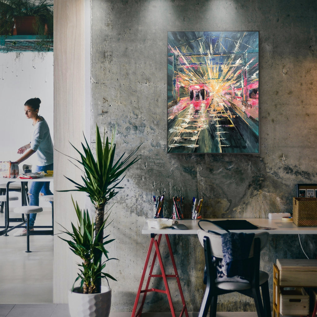 Rhythms of Transit (Original Painting)