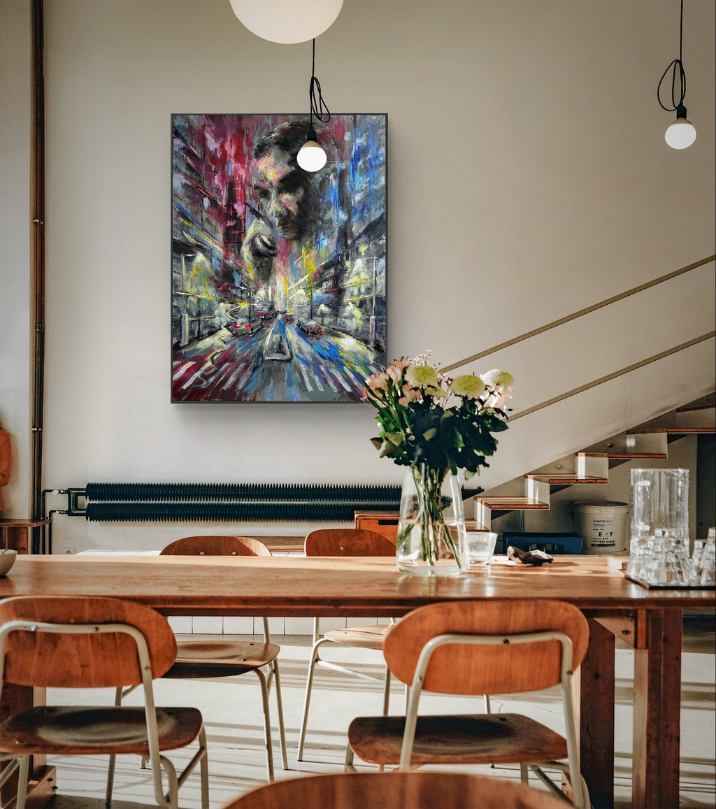 City's Veil of Ambition (Printing on high quality photo paper)