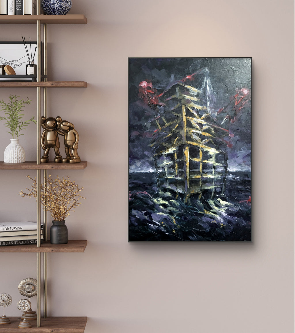 Solitude in the Depths (Original Painting)