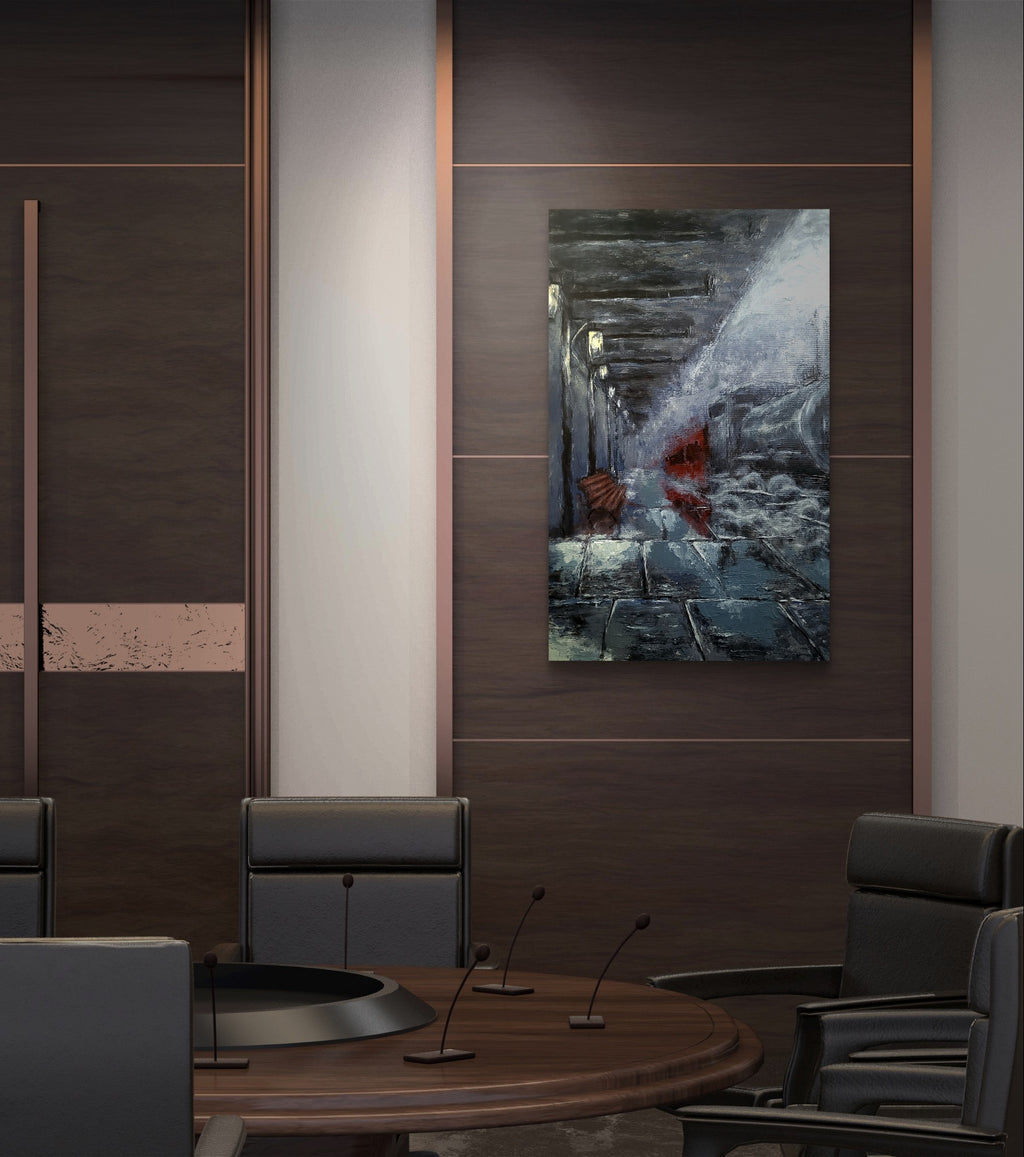 Echoes of Departure (Original Painting)