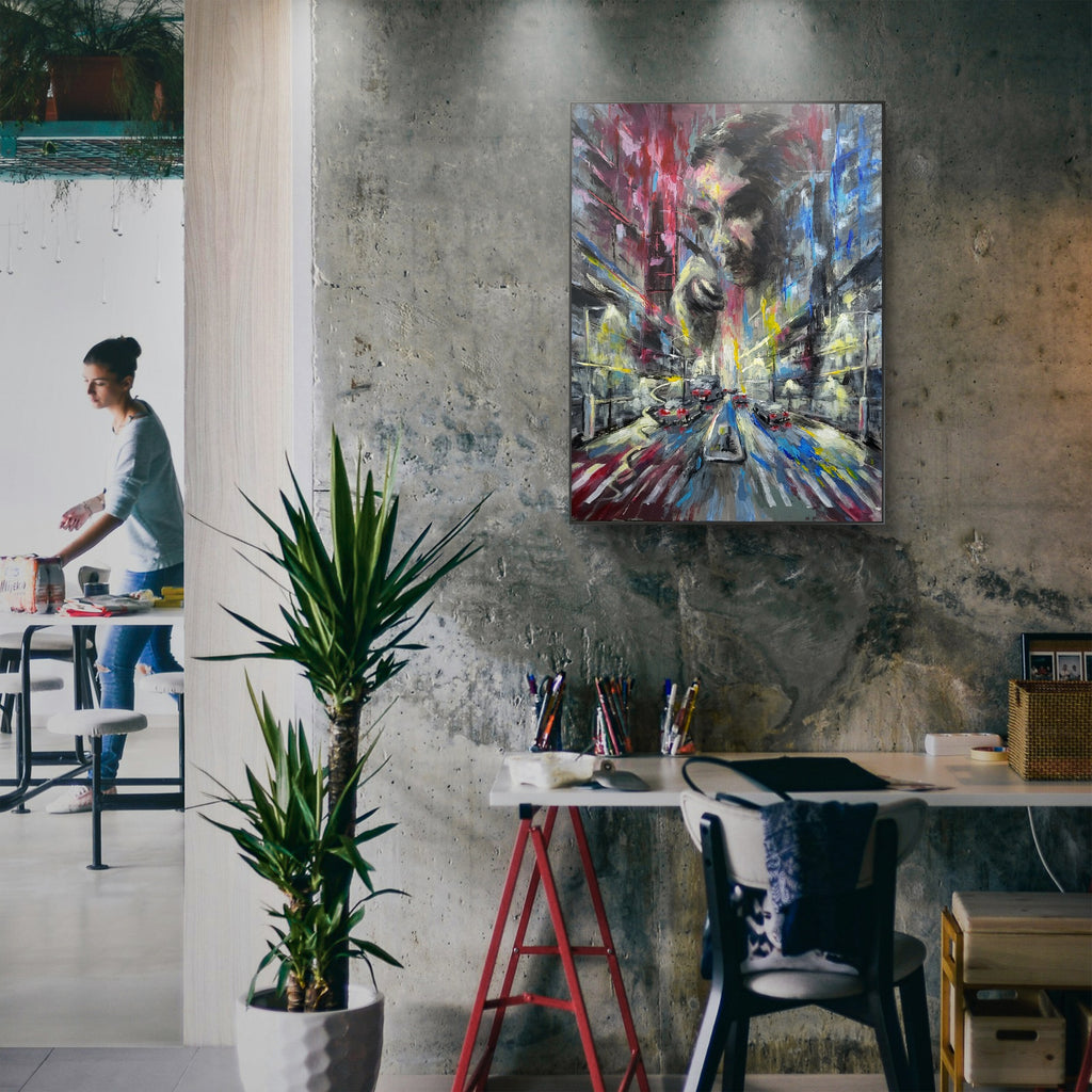 City's Veil of Ambition (Printing on high quality photo paper)