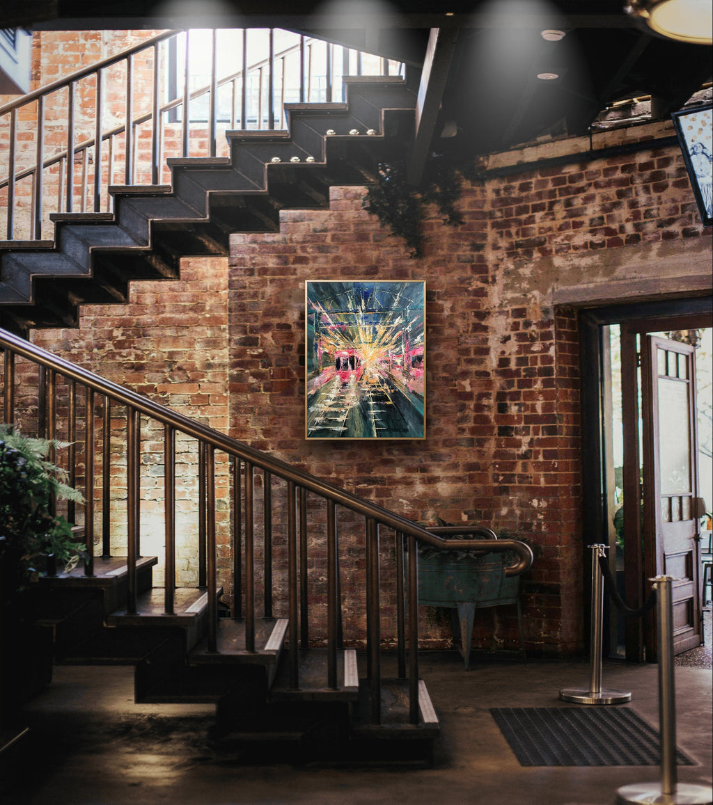 Rhythms of Transit (Original Painting)