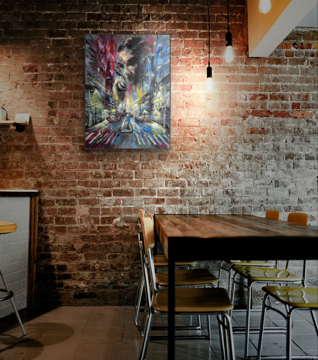 City's Veil of Ambition (Printing on high quality photo paper)