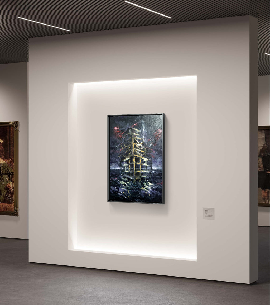 Solitude in the Depths (Original Painting)