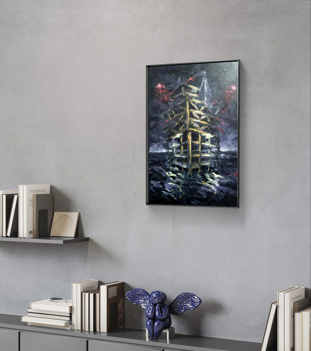 Solitude in the Depths (Original Painting)