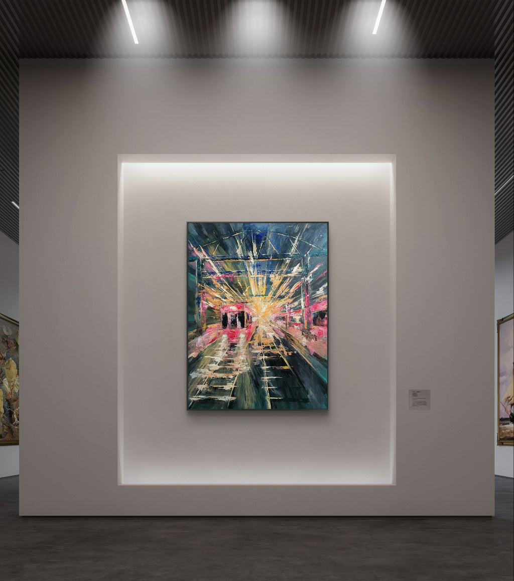 Rhythms of Transit (Original Painting)