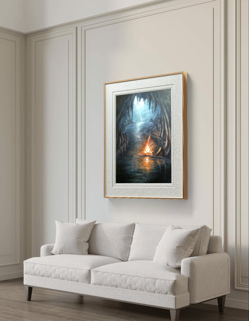 Cavernous Serenity (Printing on Canvas)