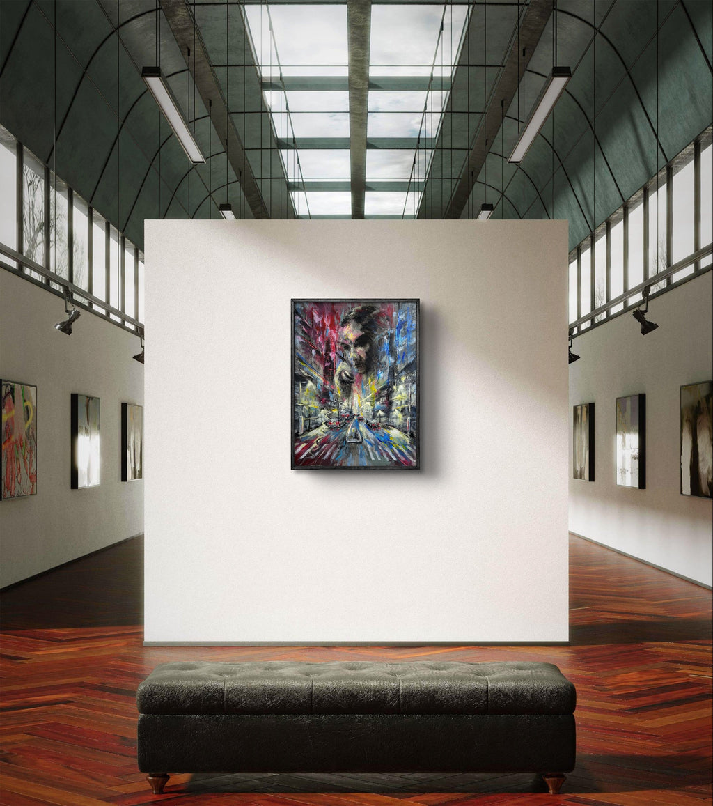 City's Veil of Ambition (Printing on high quality photo paper)