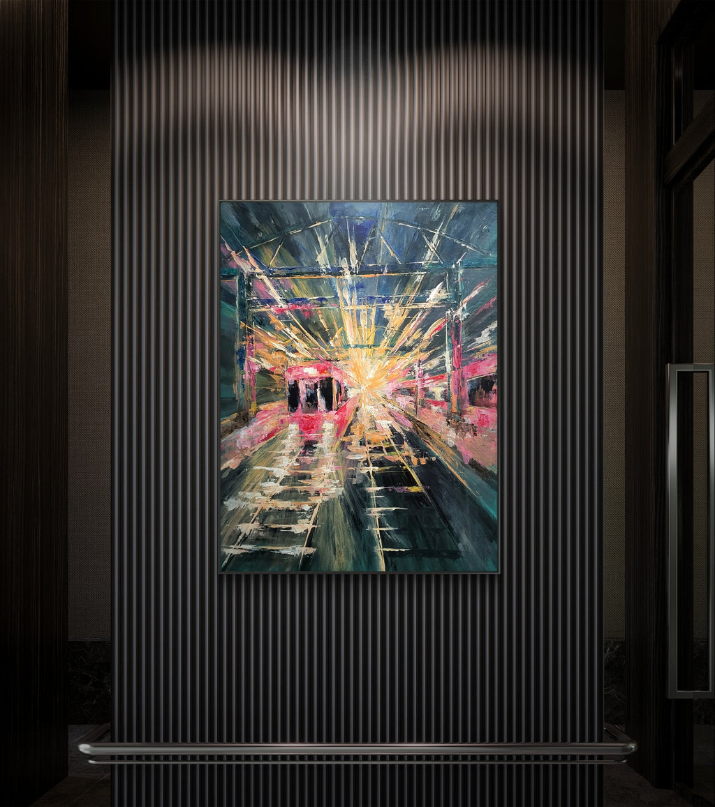 Rhythms of Transit (Original Painting)